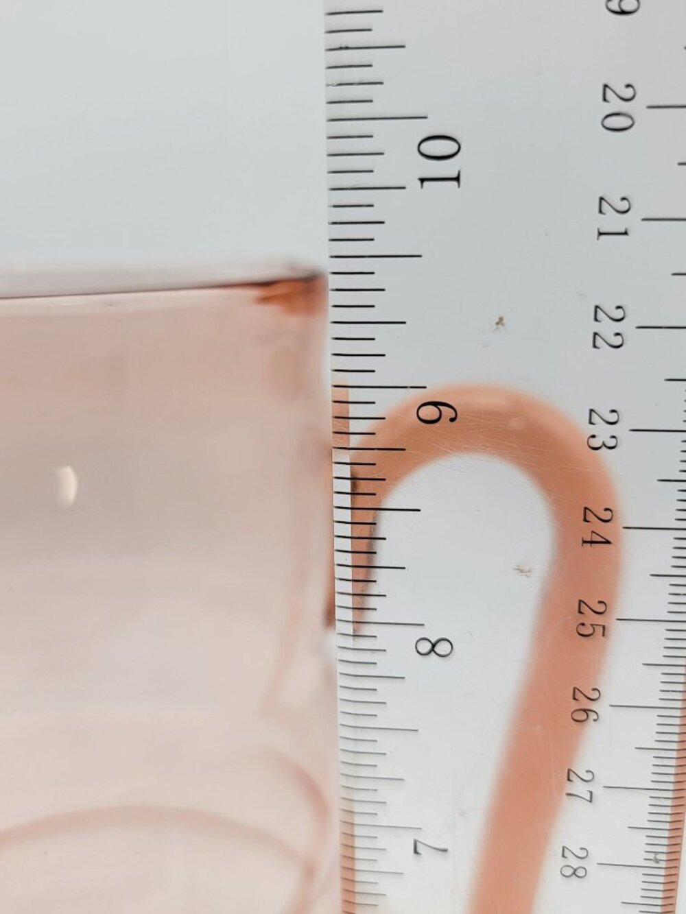 Dunbar Glass Pink Ombre Pitcher Vintage USA Glassware - Picture 8 of 8